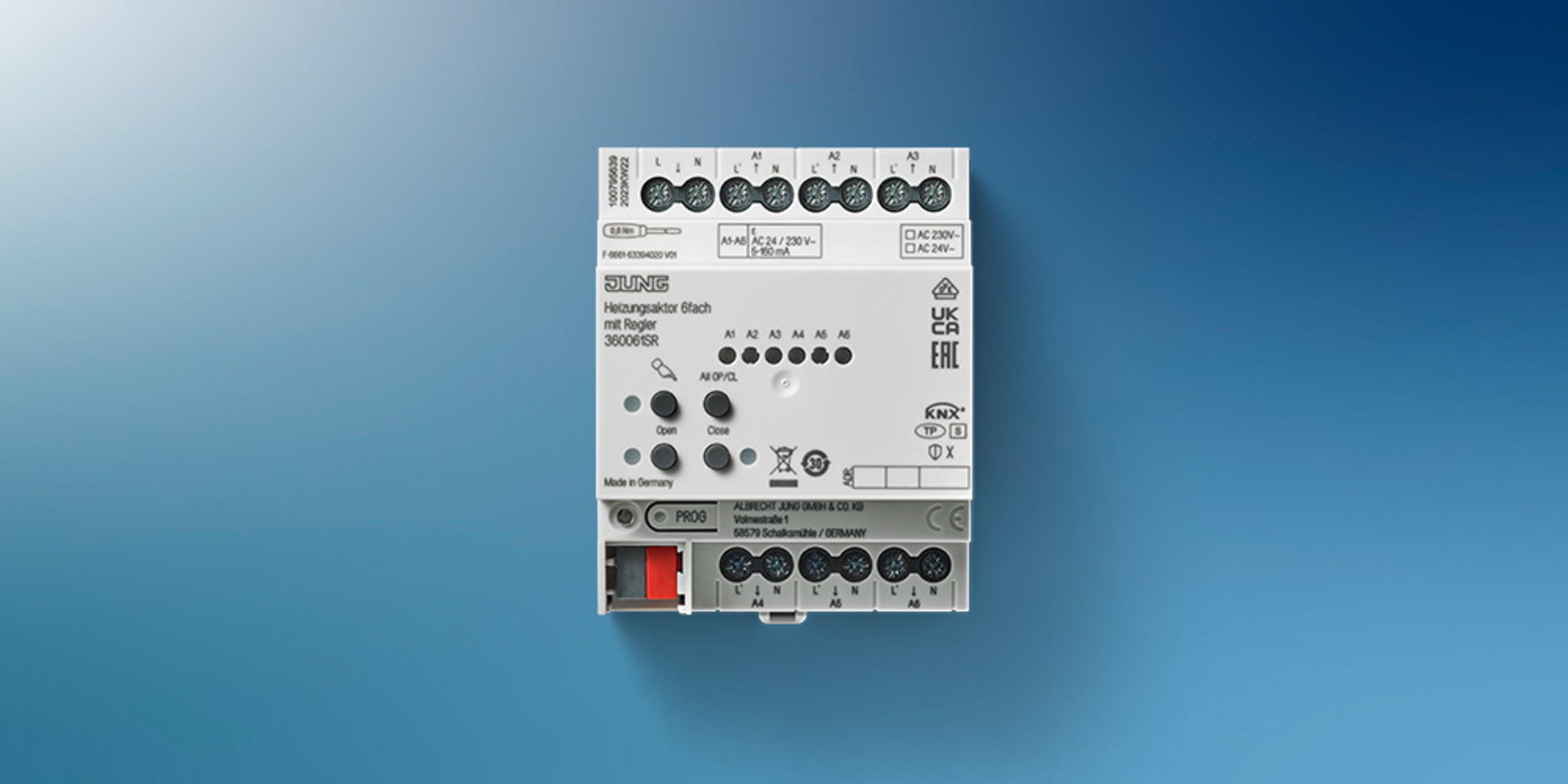 KNX Heizungsaktor 6-fach bei Kemnitz Elektrotechnik (Einzelunternehmen) in Bitterfeld-Wolfen